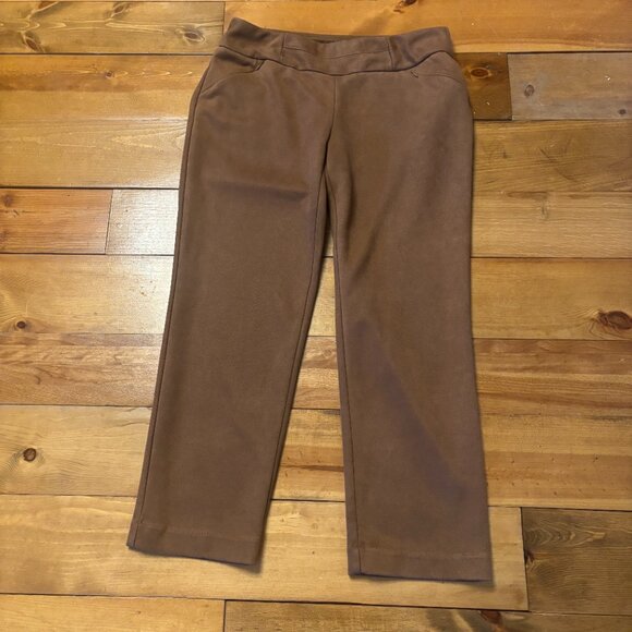 Faux Suede Like Pant Petite - Picture 5 of 6